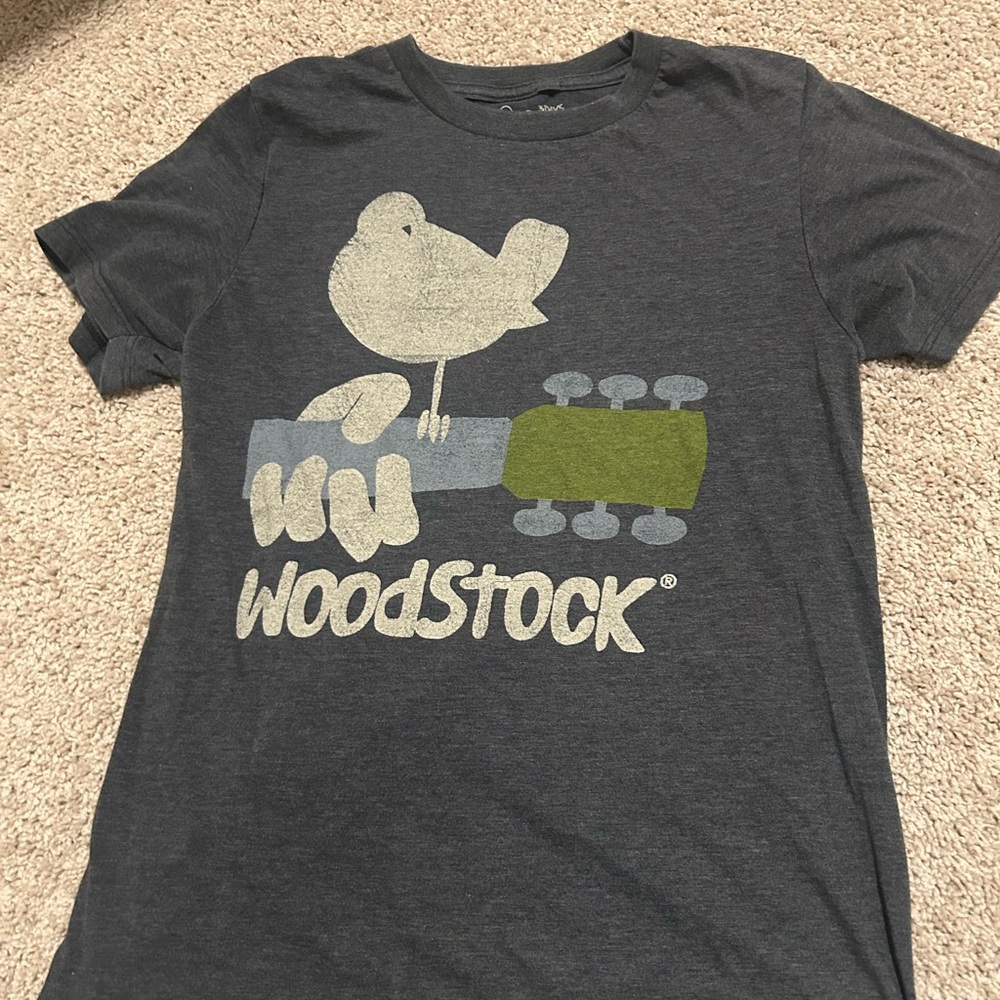 Woodstock Graphic T-Shirt in Gray